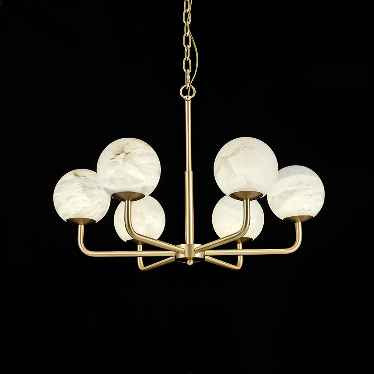 Avrenley Alabaster Chandelier-Moonnatur