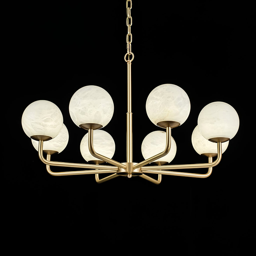 Avrenley Alabaster Chandelier-Moonnatur