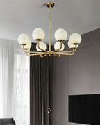 Avrenley Alabaster Chandelier-Moonnatur