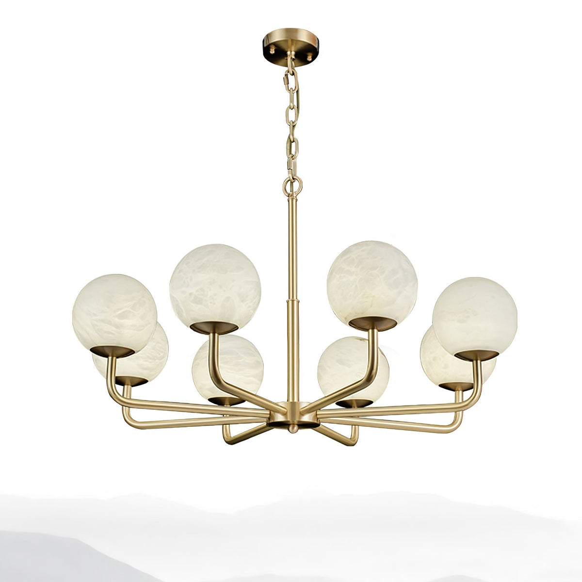 Avrenley Alabaster Chandelier-Moonnatur