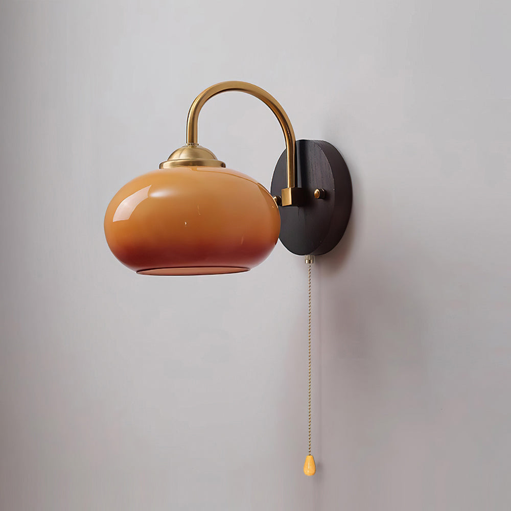 Ordelwyn Glass Wall Light-Moonnatur