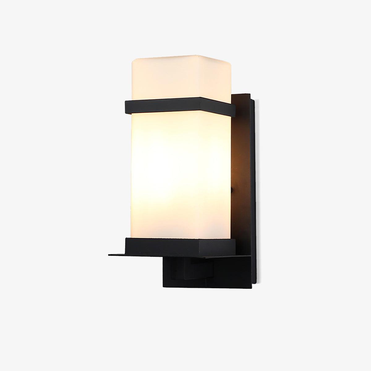 Qeselle Glass Outdoor Wall Light-Moonnatur
