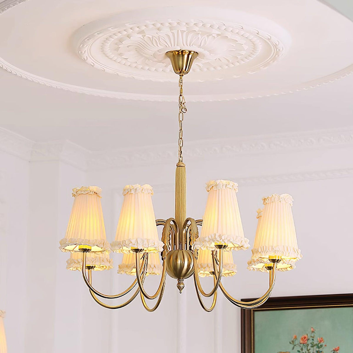 Ravensara Fabric Chandelier-Moonnatur