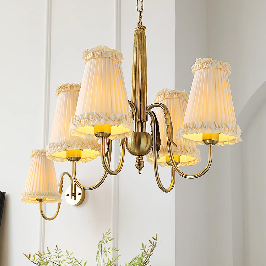 Ravensara Fabric Chandelier-Moonnatur
