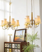 Ravensara Fabric Chandelier-Moonnatur