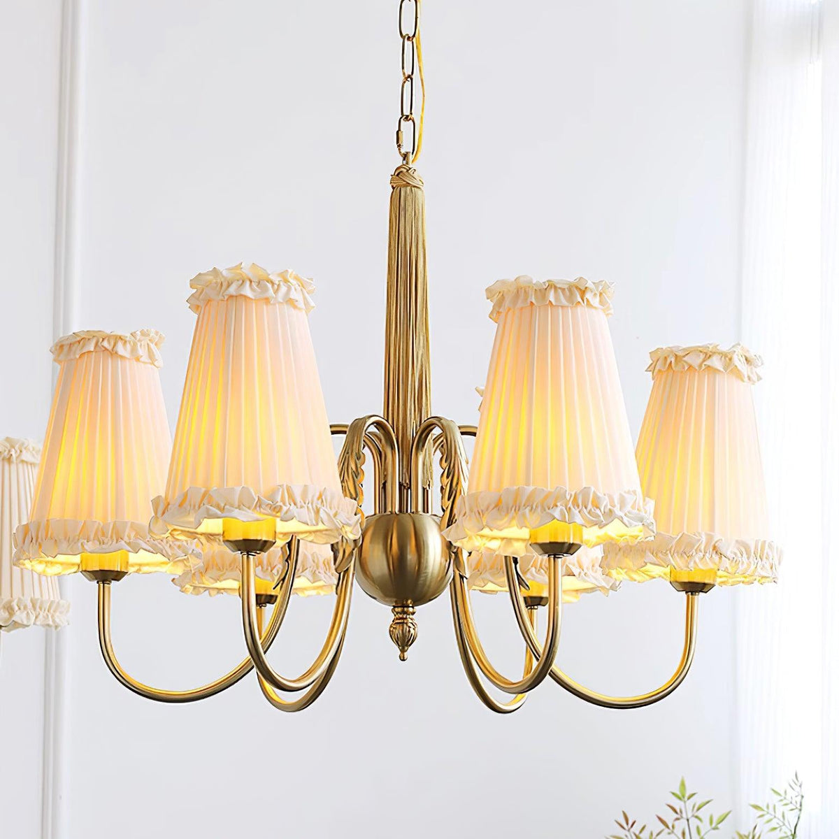 Ravensara Fabric Chandelier-Moonnatur