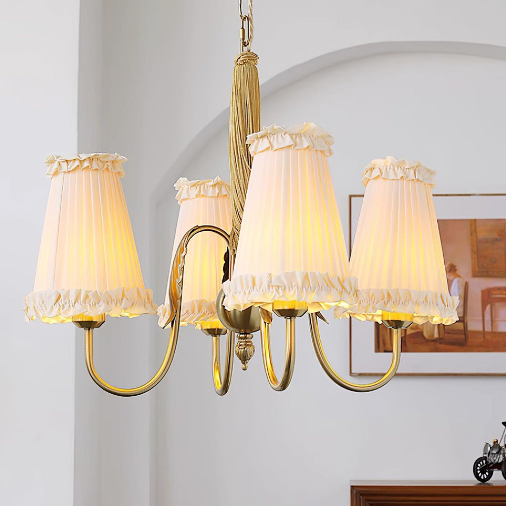 Ravensara Fabric Chandelier-Moonnatur