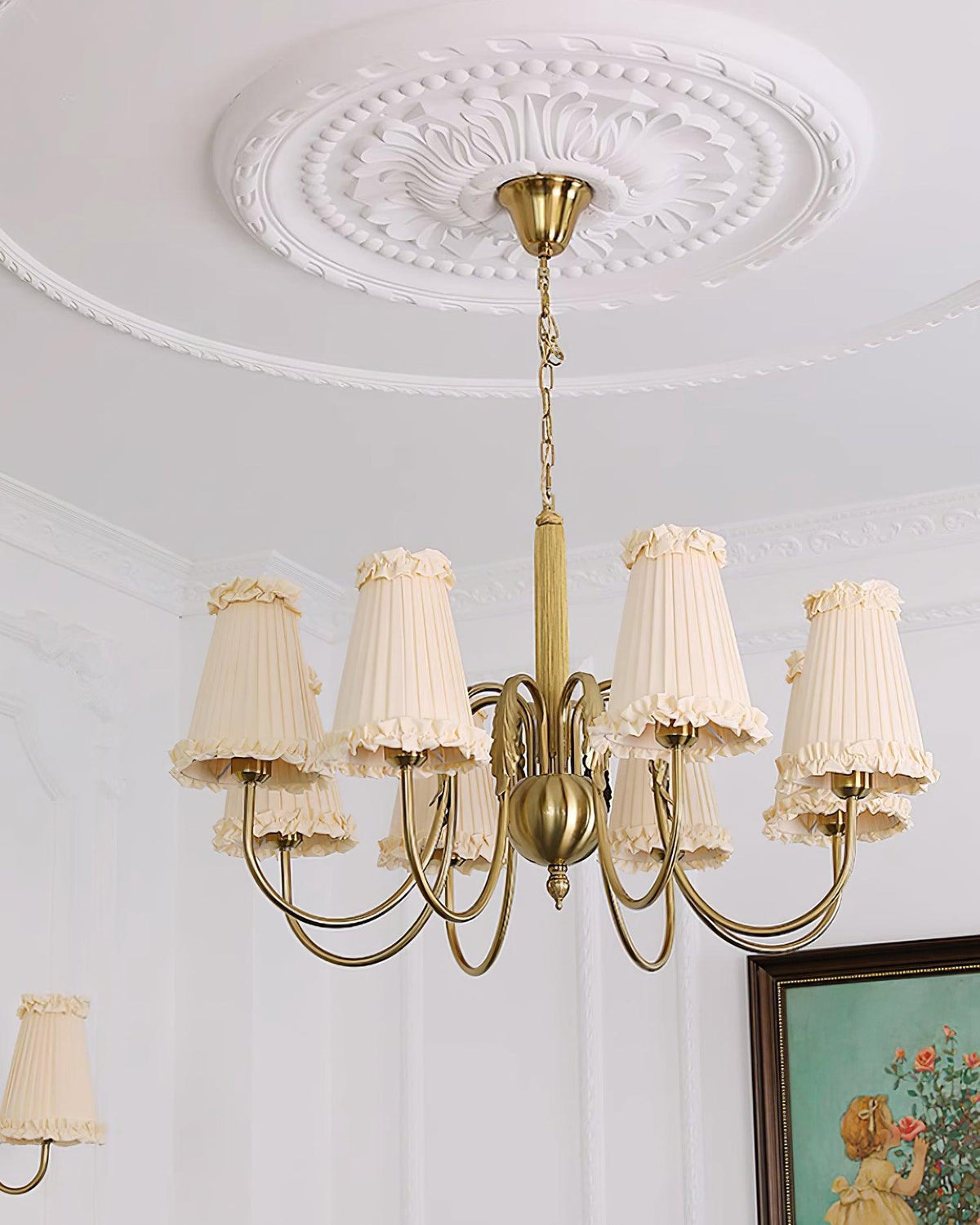 Ravensara Fabric Chandelier-Moonnatur