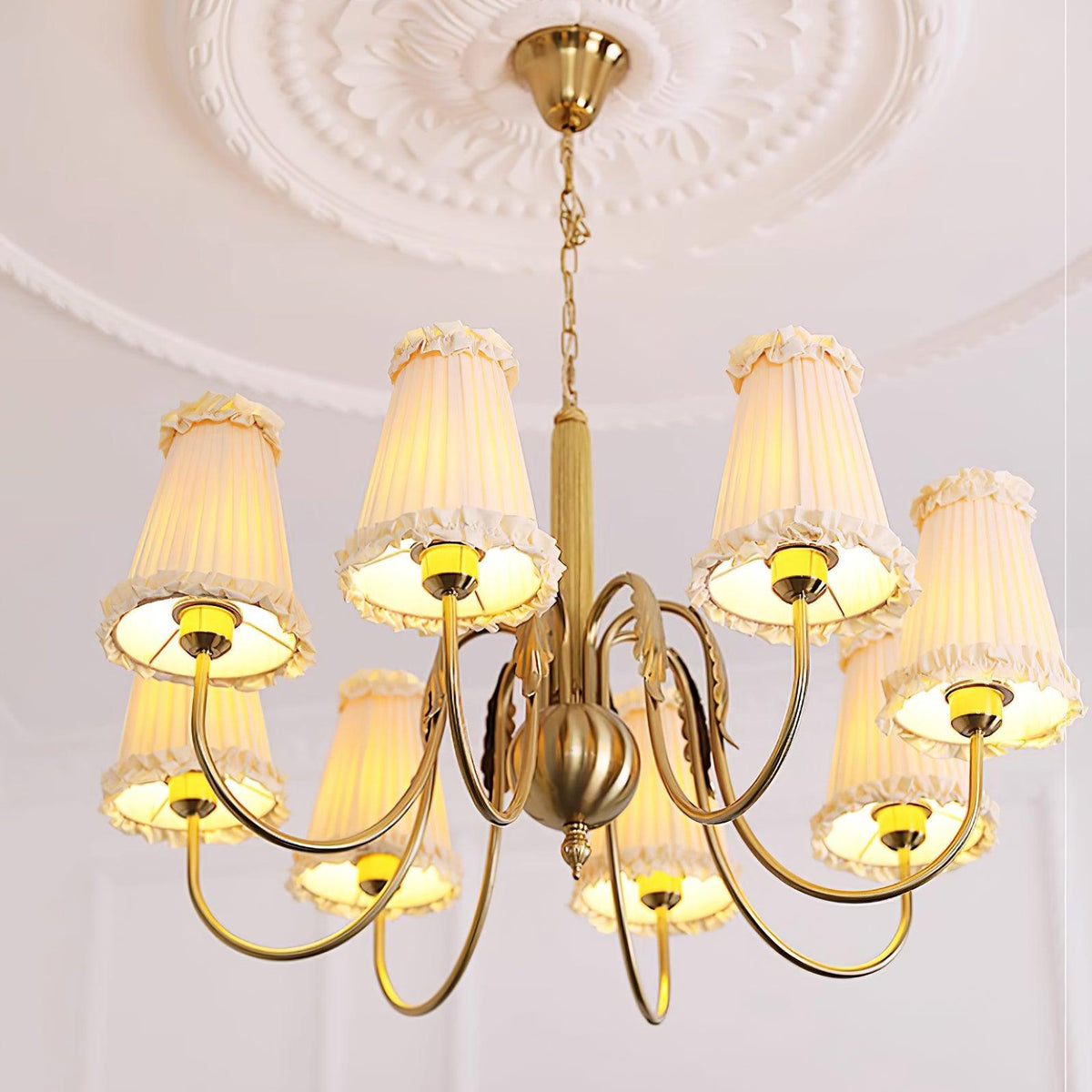 Ravensara Fabric Chandelier-Moonnatur