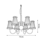 Ravensara Fabric Chandelier-Moonnatur