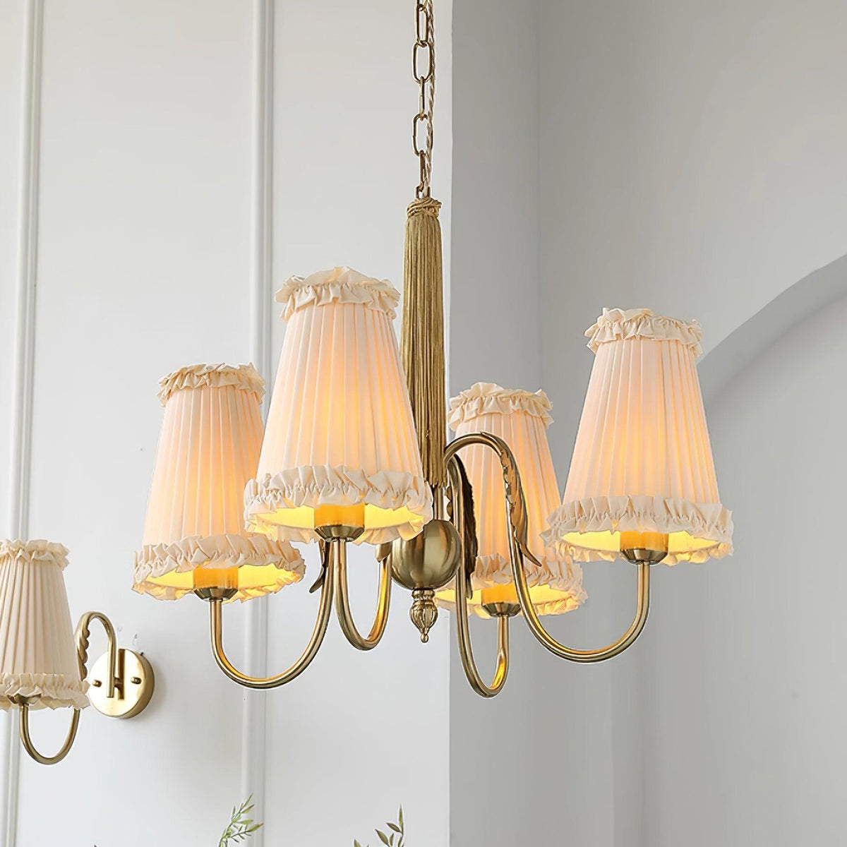 Ravensara Fabric Chandelier-Moonnatur