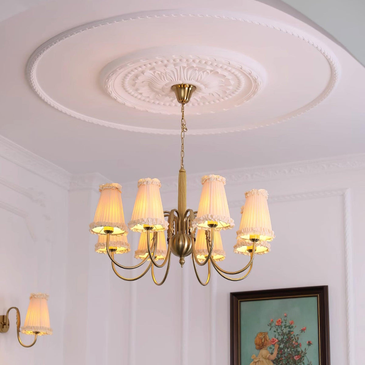 Ravensara Fabric Chandelier-Moonnatur