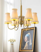 Ravensara Fabric Chandelier-Moonnatur