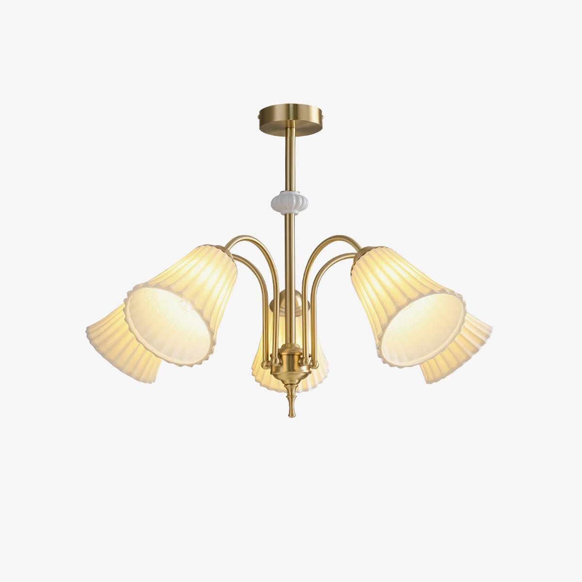 Kenrenhaven Ceramic Chandelier-Moonnatur