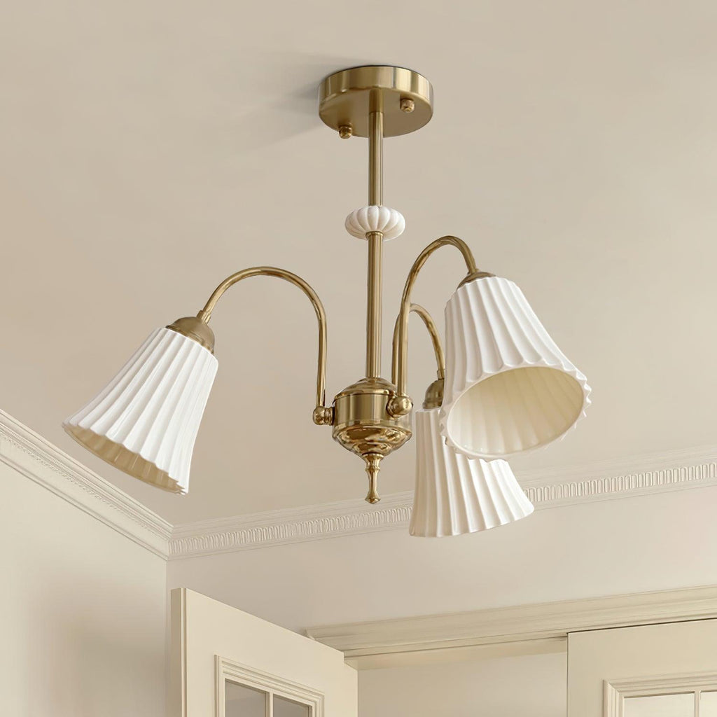 Kenrenhaven Ceramic Chandelier-Moonnatur