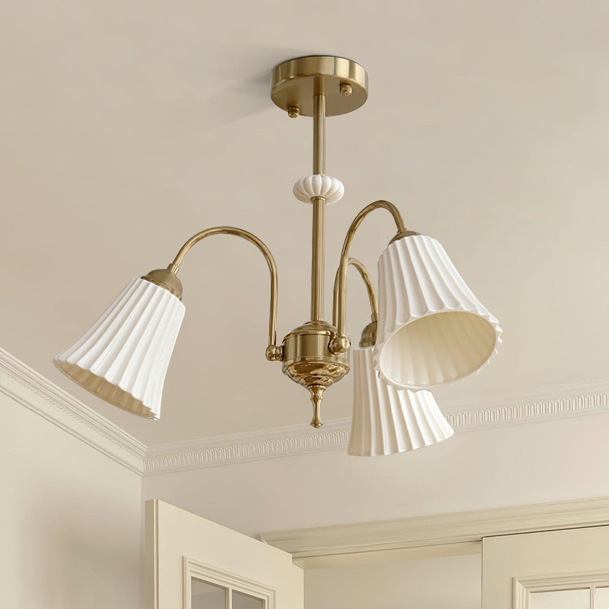 Kenrenhaven Ceramic Chandelier-Moonnatur