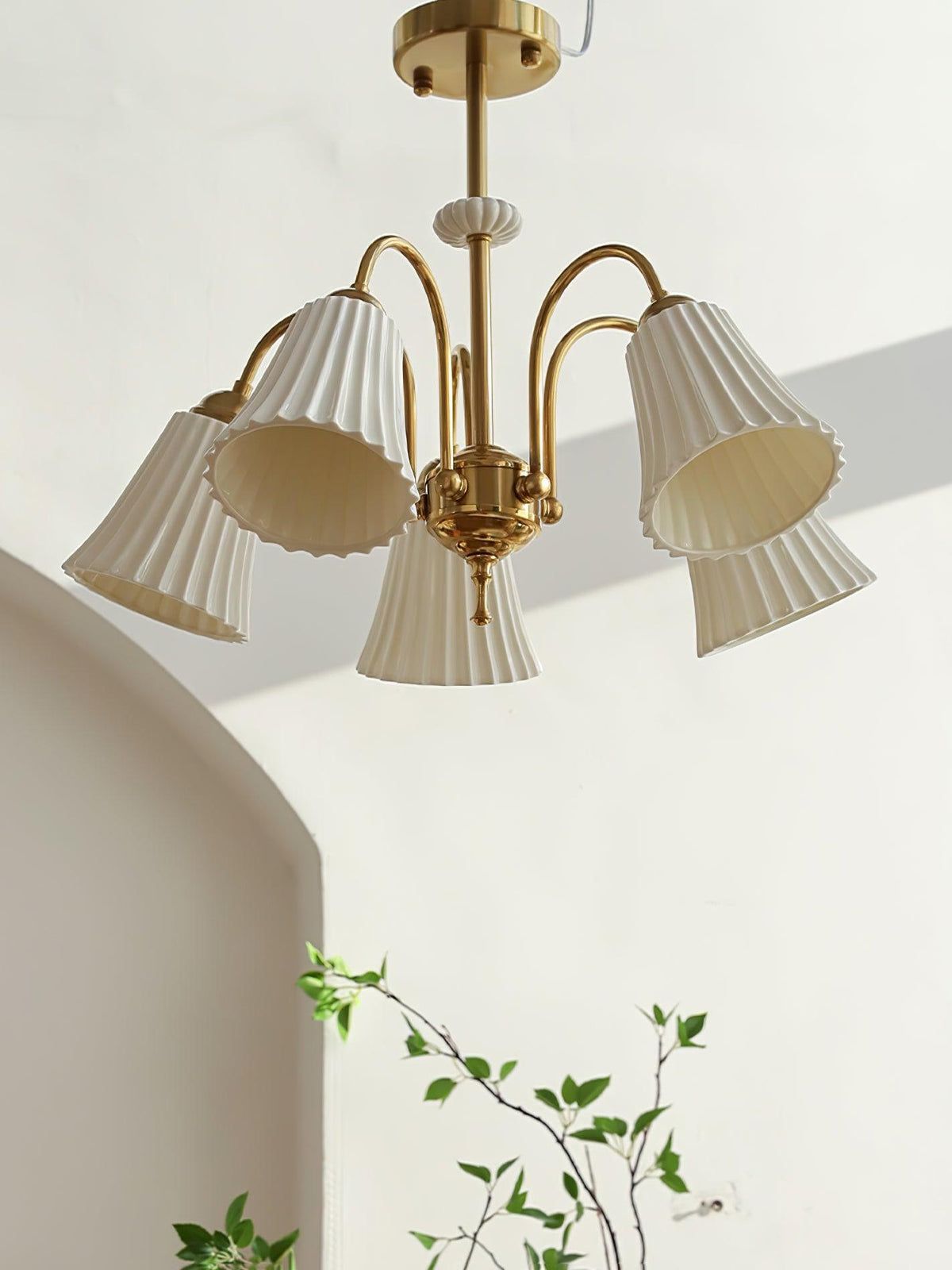 Kenrenhaven Ceramic Chandelier-Moonnatur