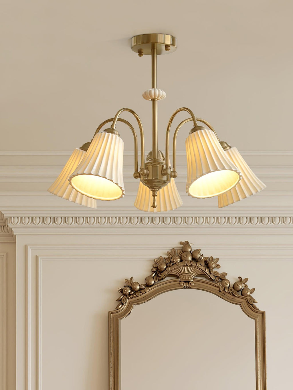 Kenrenhaven Ceramic Chandelier-Moonnatur