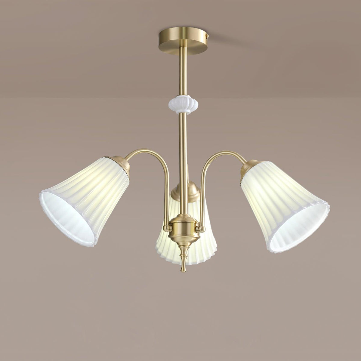 Kenrenhaven Ceramic Chandelier-Moonnatur