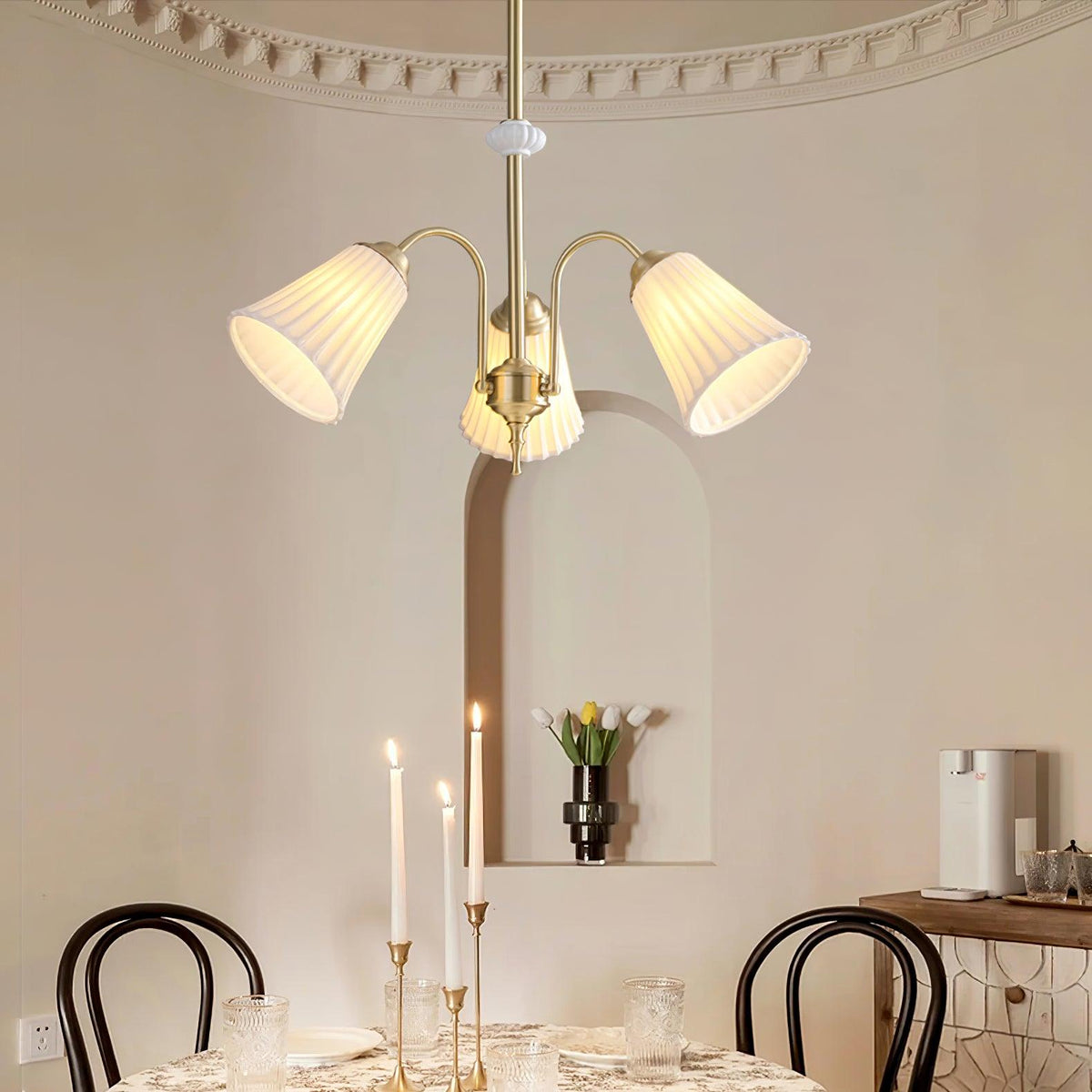 Kenrenhaven Ceramic Chandelier-Moonnatur