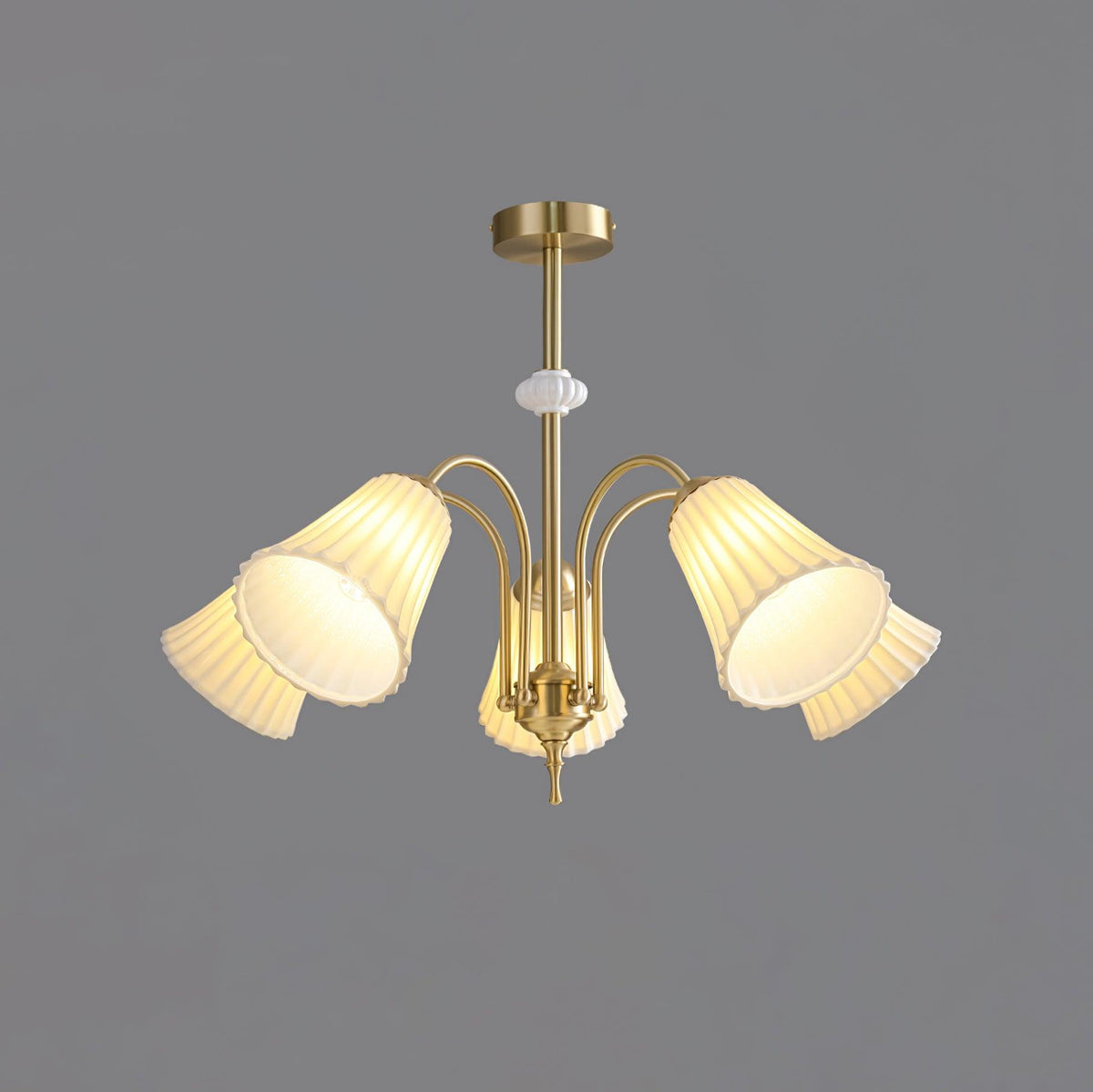 Kenrenhaven Ceramic Chandelier-Moonnatur