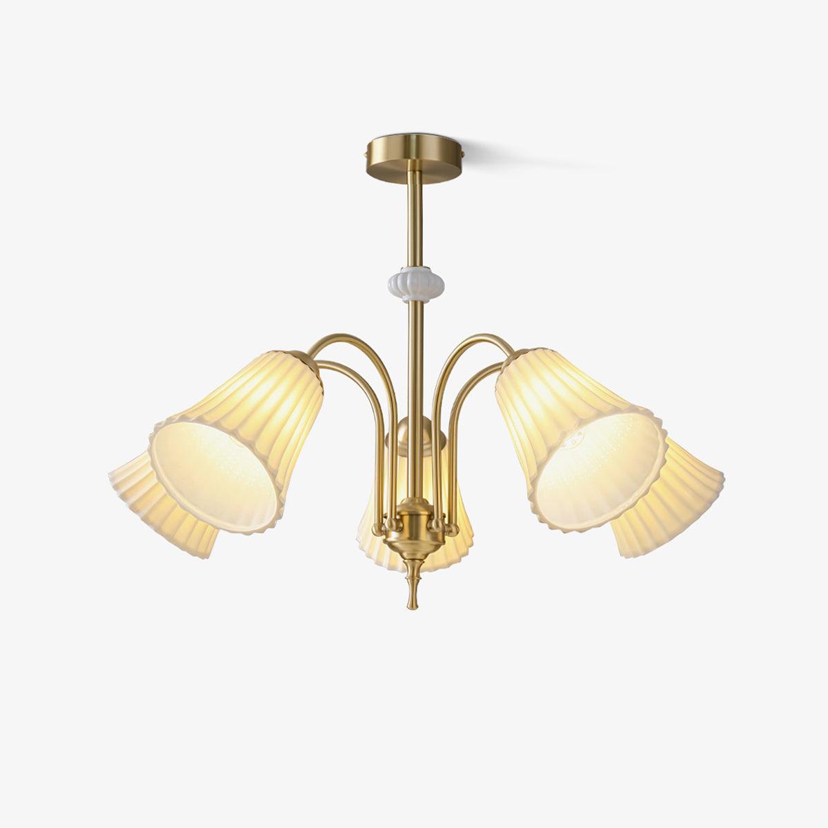 Kenrenhaven Ceramic Chandelier-Moonnatur