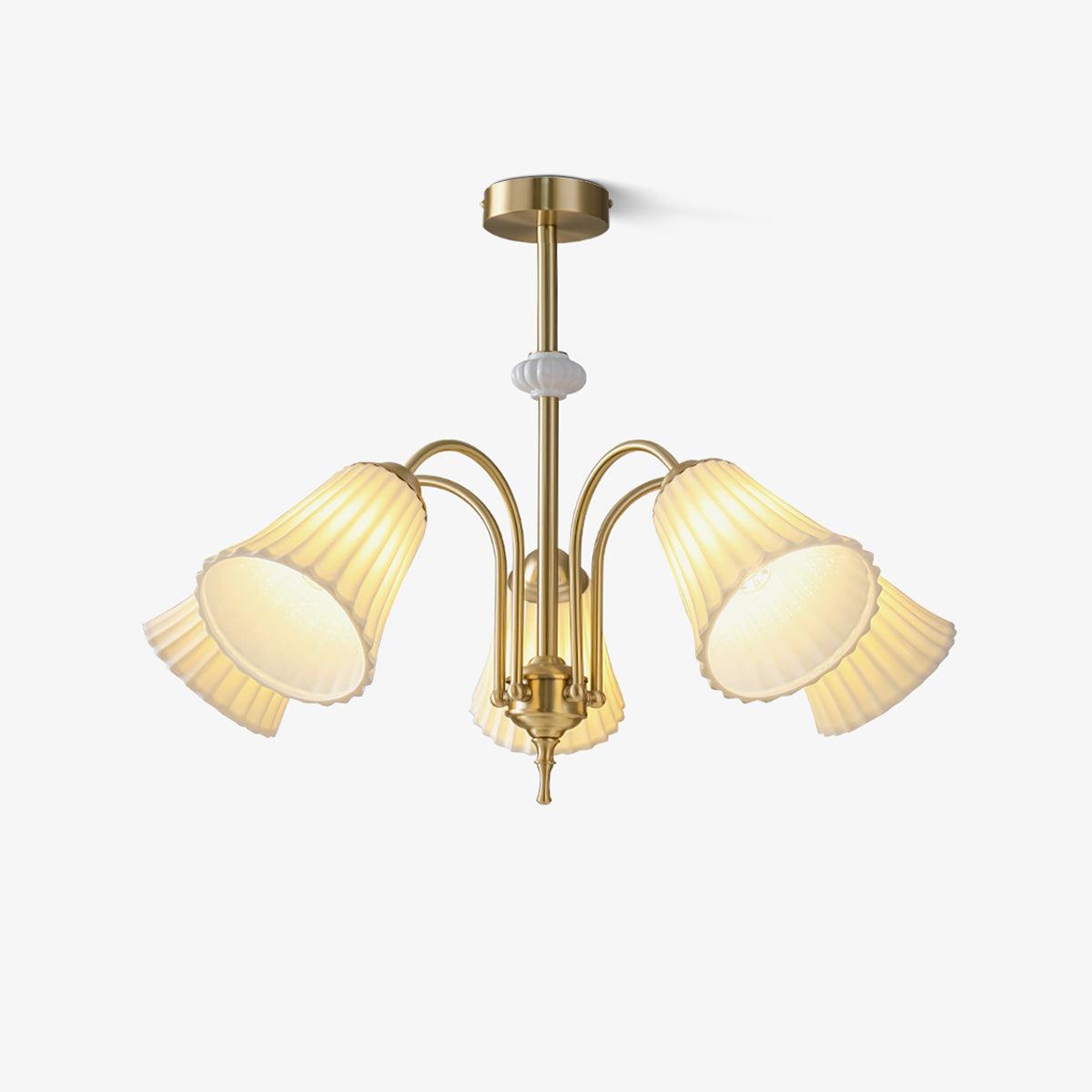 Kenrenhaven Ceramic Chandelier-Moonnatur