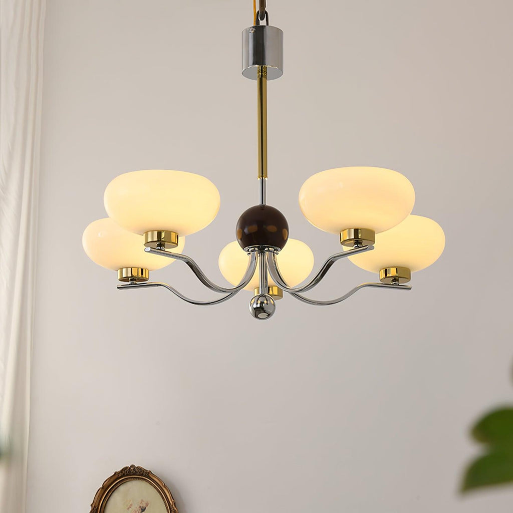 Keldelwood Glass Chandelier-Moonnatur