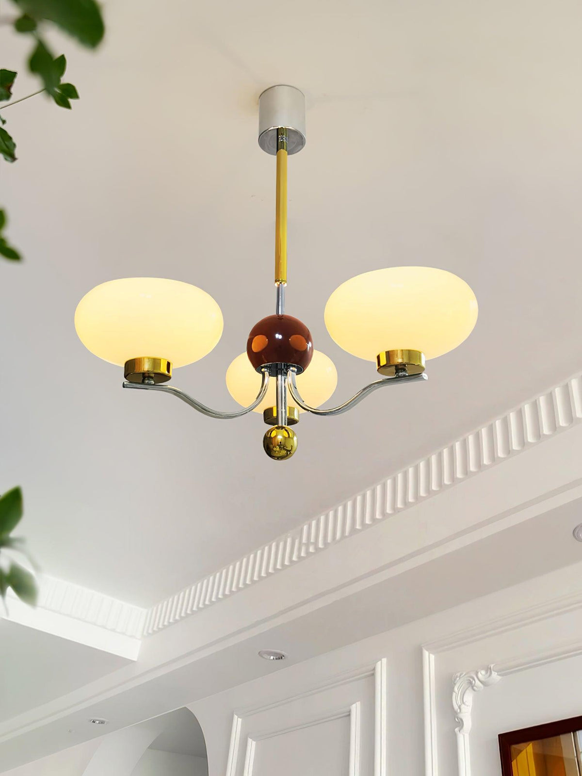 Keldelwood Glass Chandelier-Moonnatur