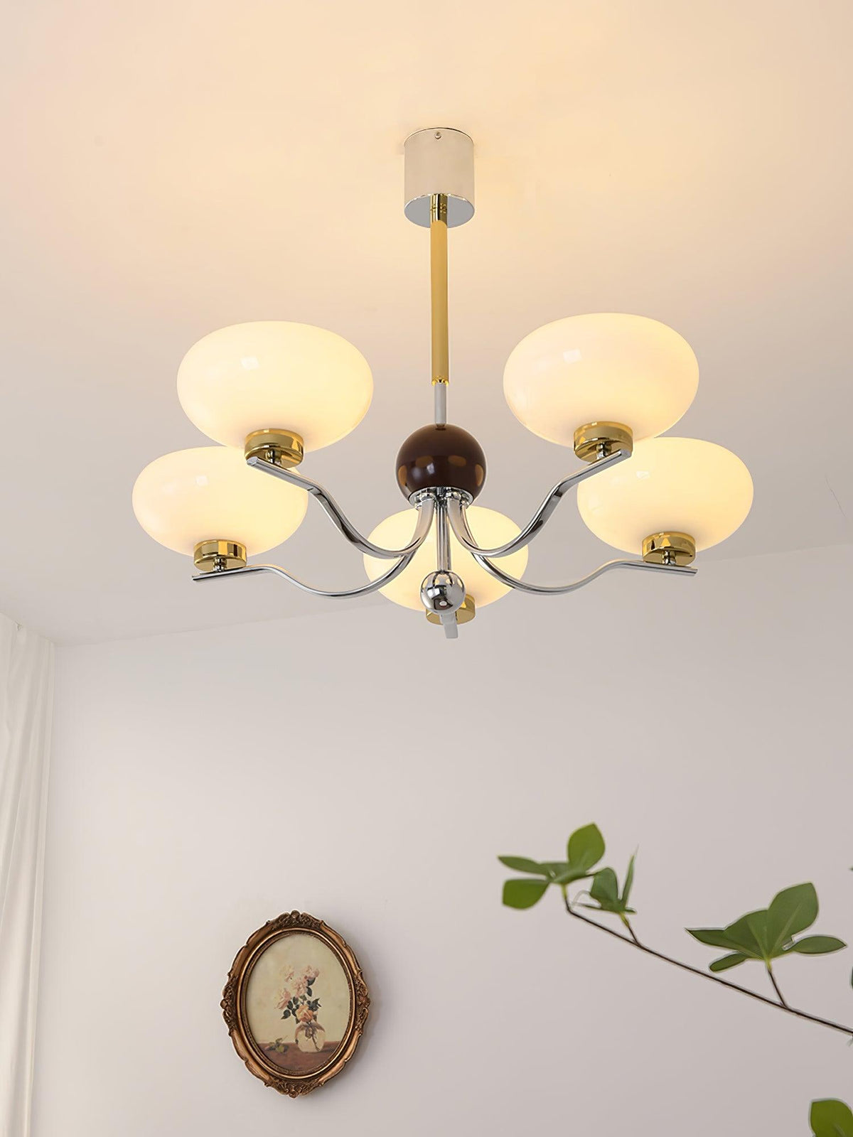 Keldelwood Glass Chandelier-Moonnatur