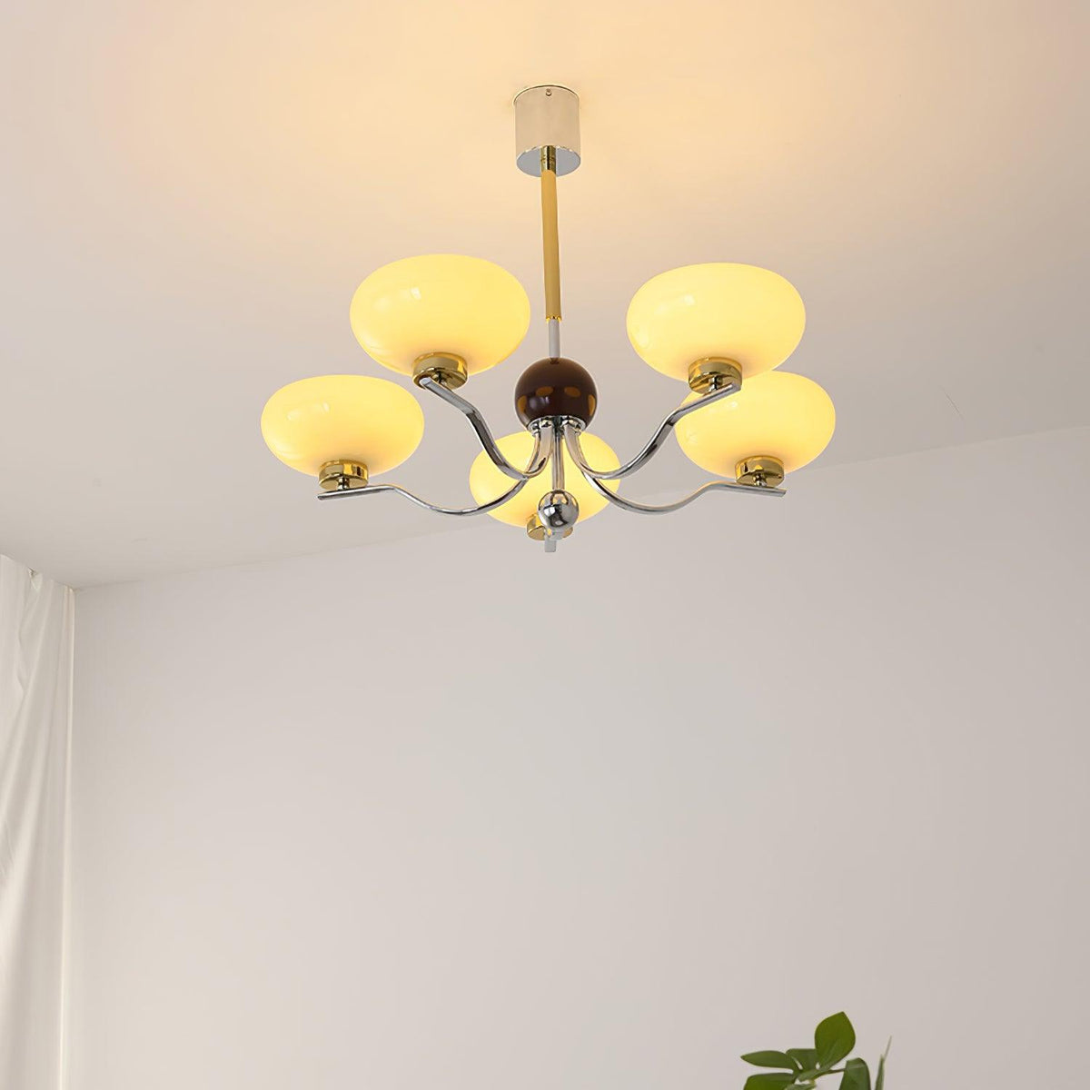 Keldelwood Glass Chandelier-Moonnatur