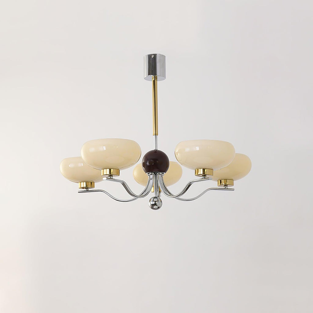 Keldelwood Glass Chandelier-Moonnatur