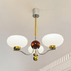 Keldelwood Glass Chandelier-Moonnatur