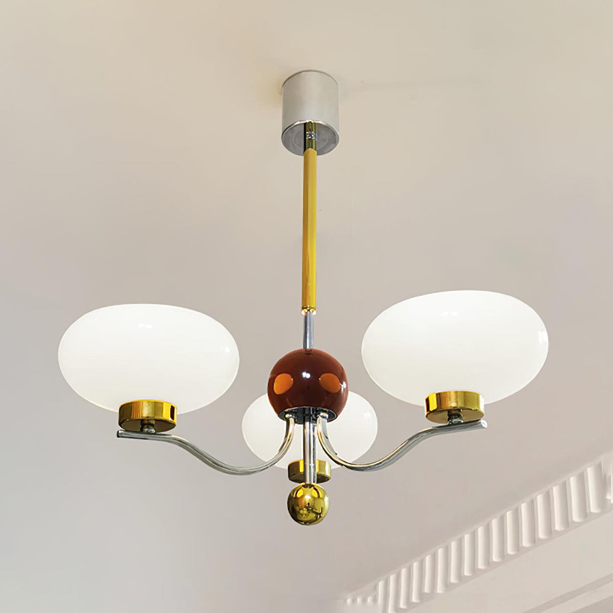 Keldelwood Glass Chandelier-Moonnatur