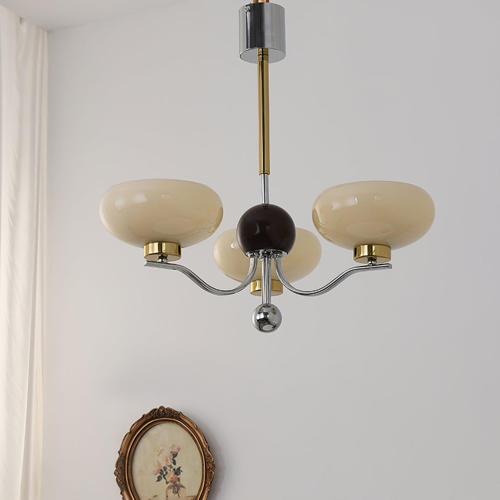 Keldelwood Glass Chandelier-Moonnatur