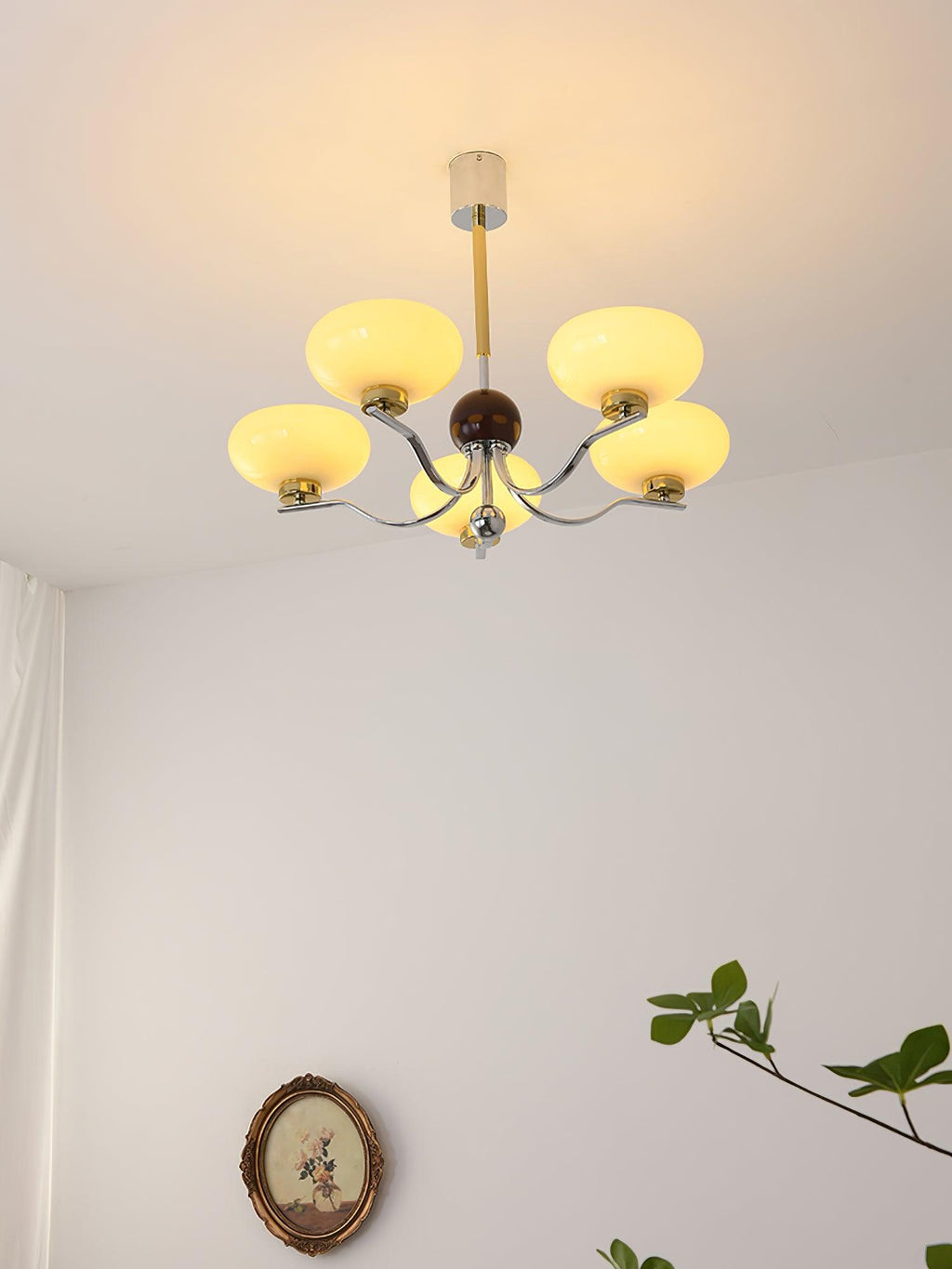 Keldelwood Glass Chandelier-Moonnatur