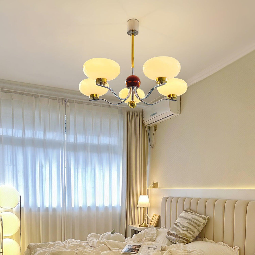 Keldelwood Glass Chandelier-Moonnatur