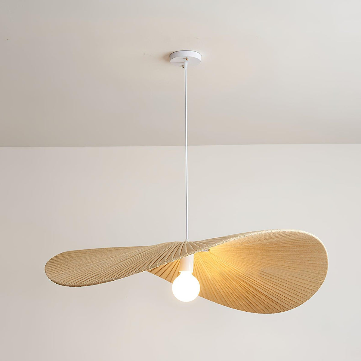 Fennis Fabric Pendant Light-Moonnatur