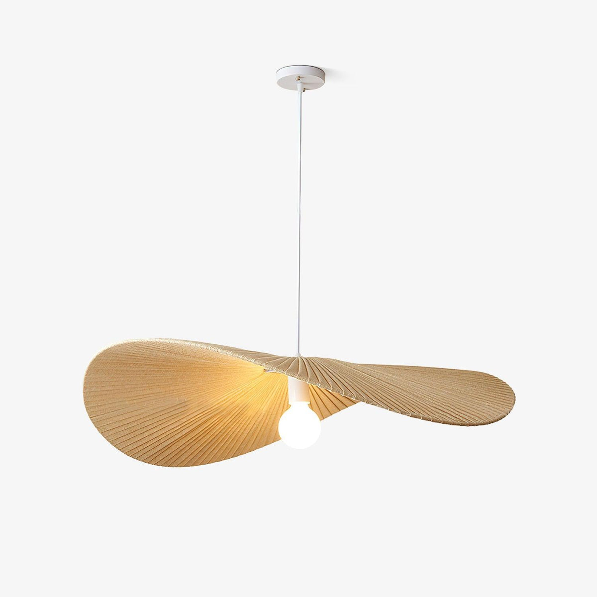 Fennis Fabric Pendant Light-Moonnatur