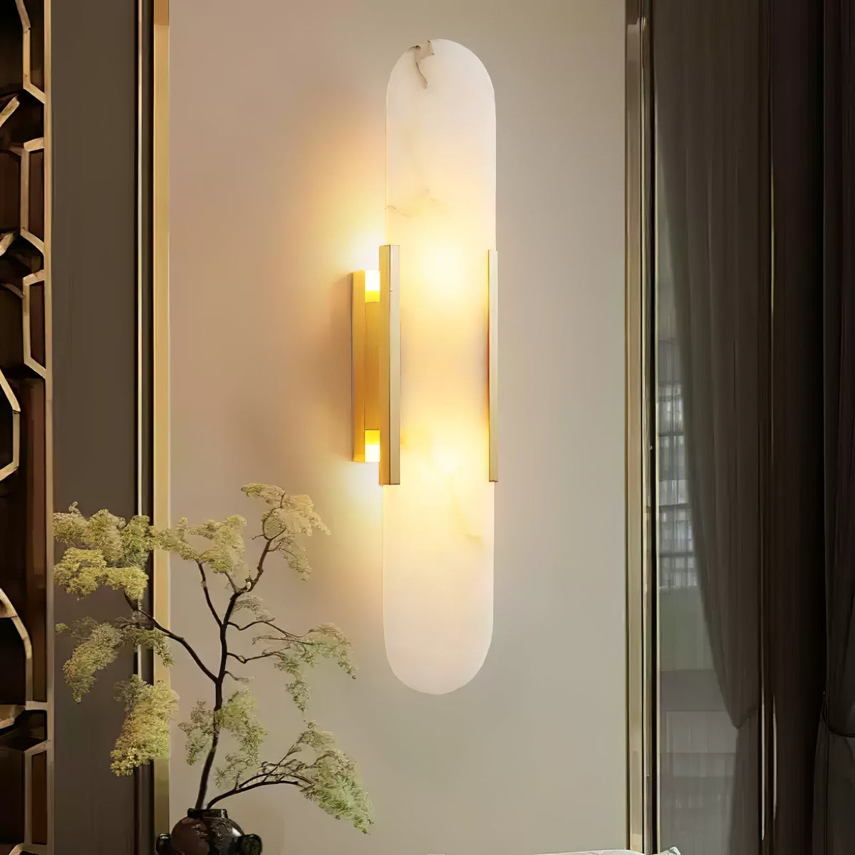 Veo Luxury Alabaster Wall Lamp - Neutralighting