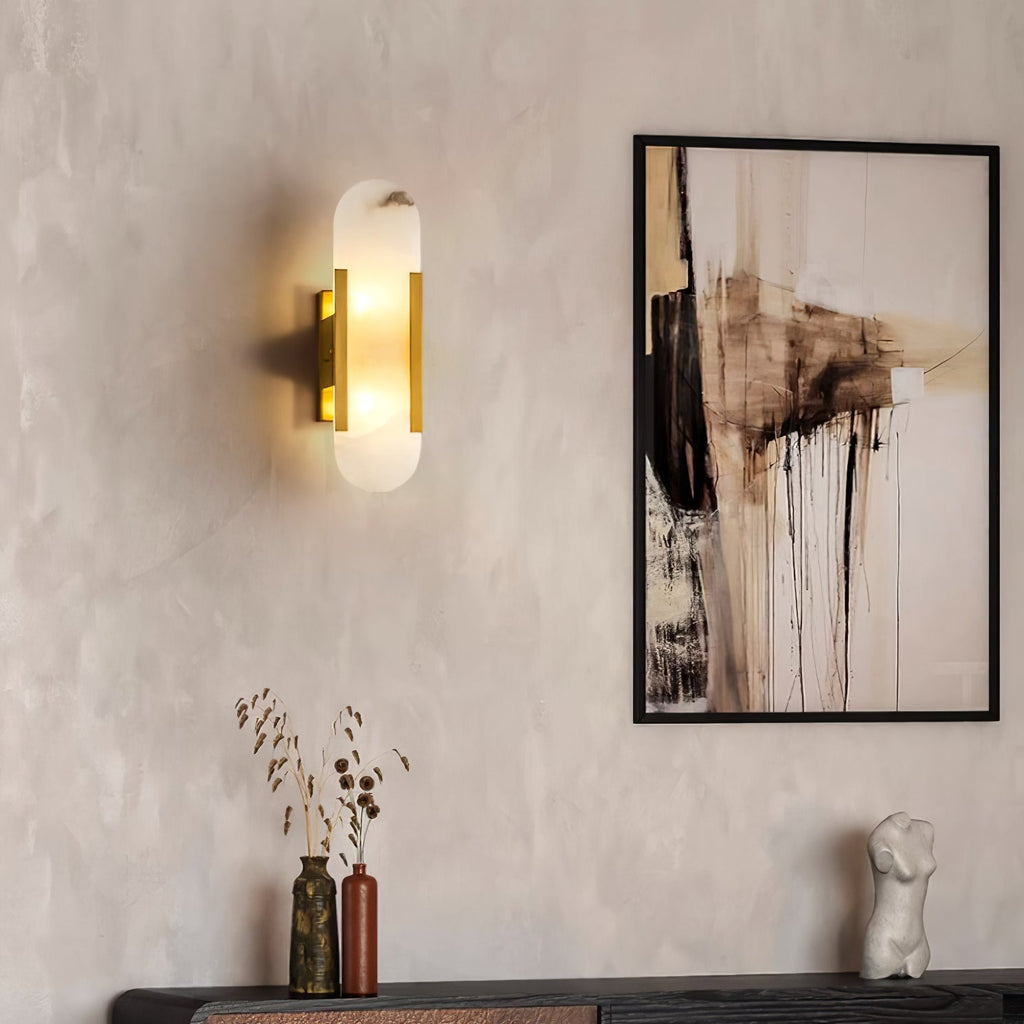 Veo Luxury Alabaster Wall Lamp - Neutralighting