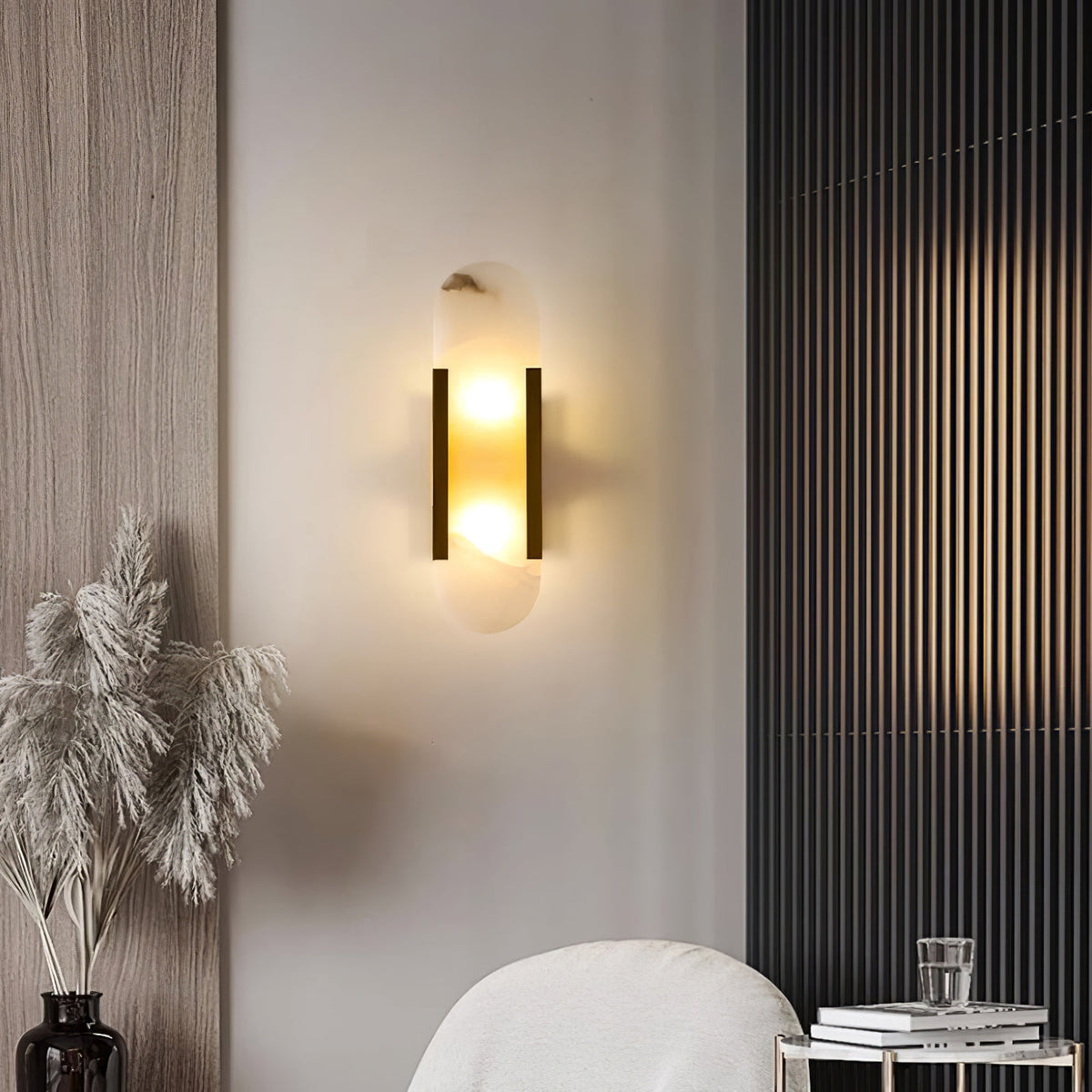 Veo Luxury Alabaster Wall Lamp - Neutralighting
