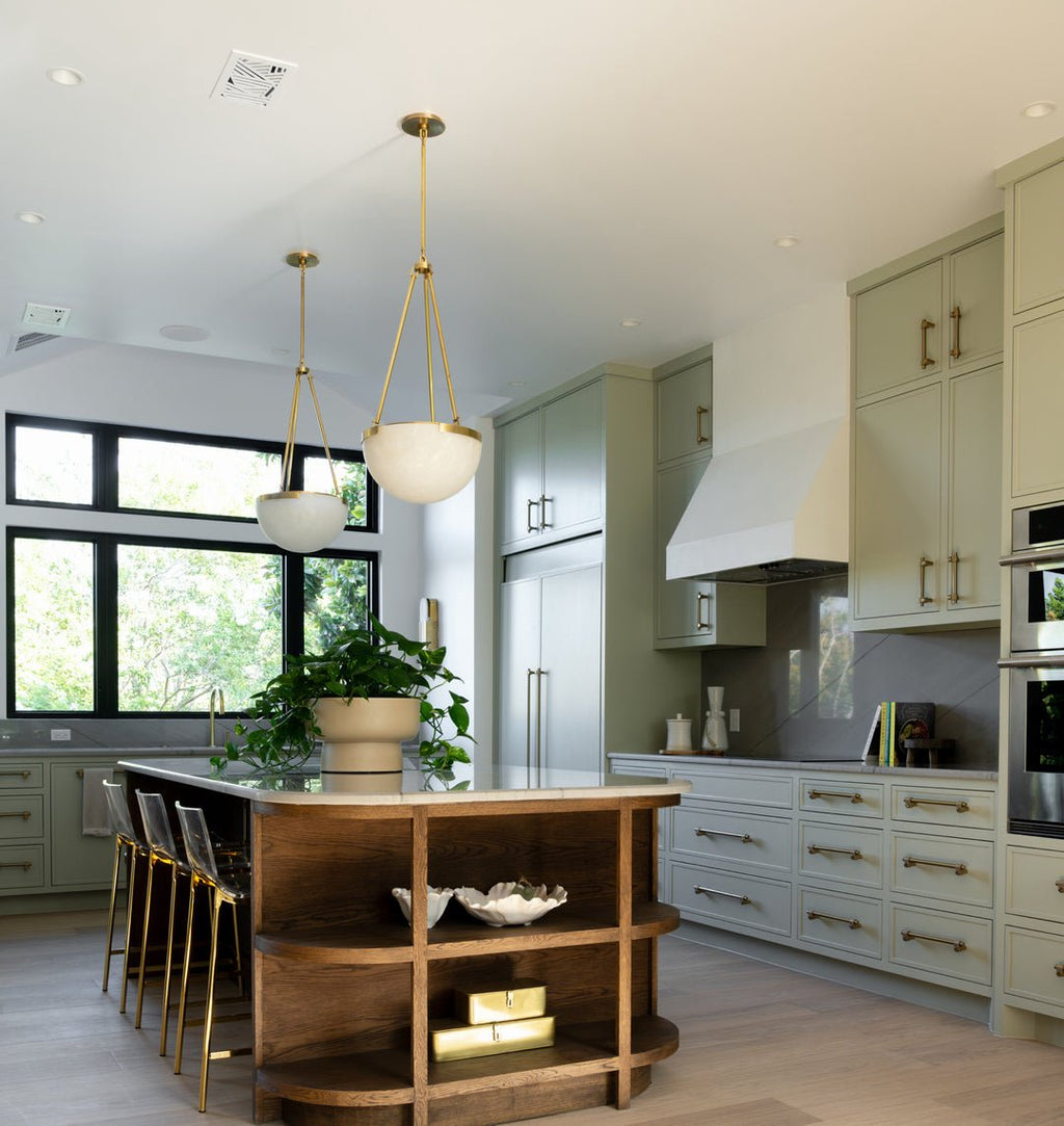 Hadrenevia Alabaster Pendant Light-Moonnatur