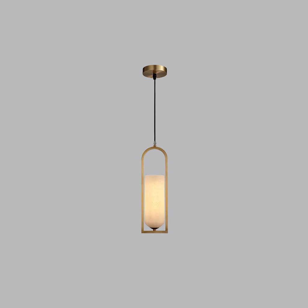 Mardenwren Alabaster Pendant Light-Moonnatur