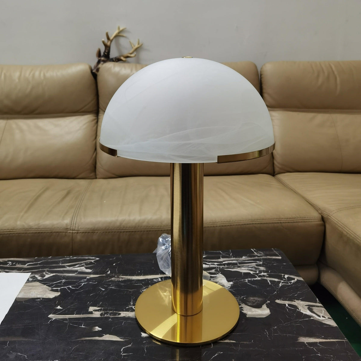 Myrenelle Alabaster Table Lamp-Moonnatur
