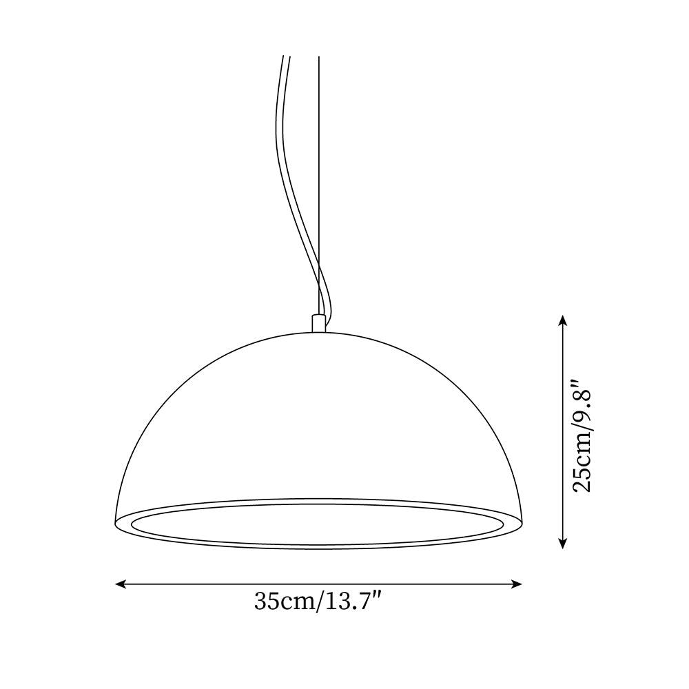 Sardenvale Travertine Pendant Light-Moonnatur