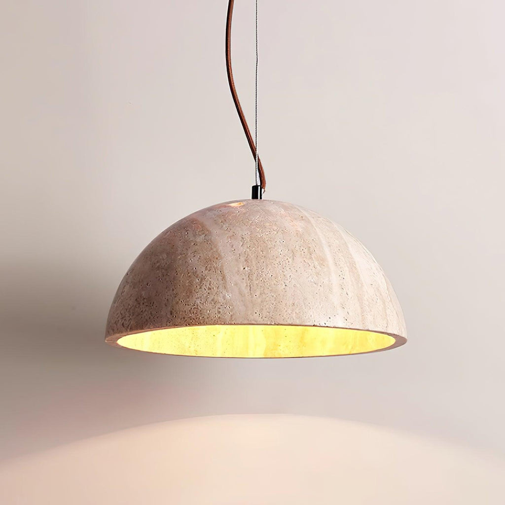Sardenvale Travertine Pendant Light-Moonnatur