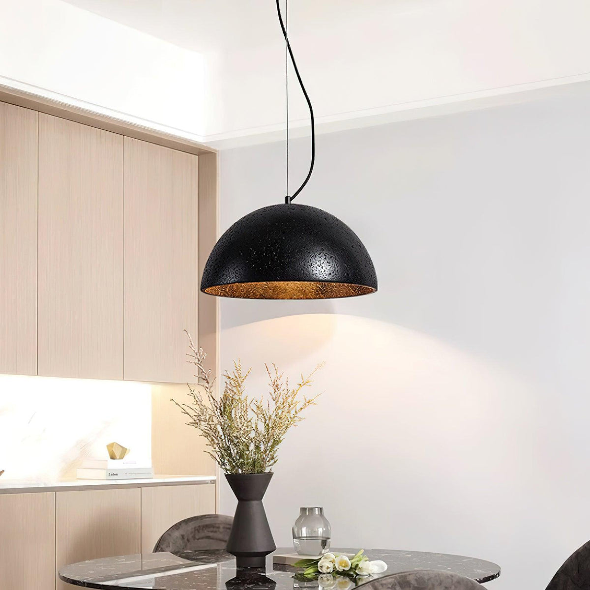 Sardenvale Travertine Pendant Light-Moonnatur