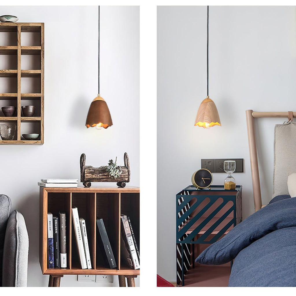 Maellyn Wood Pendant Light-Moonnatur