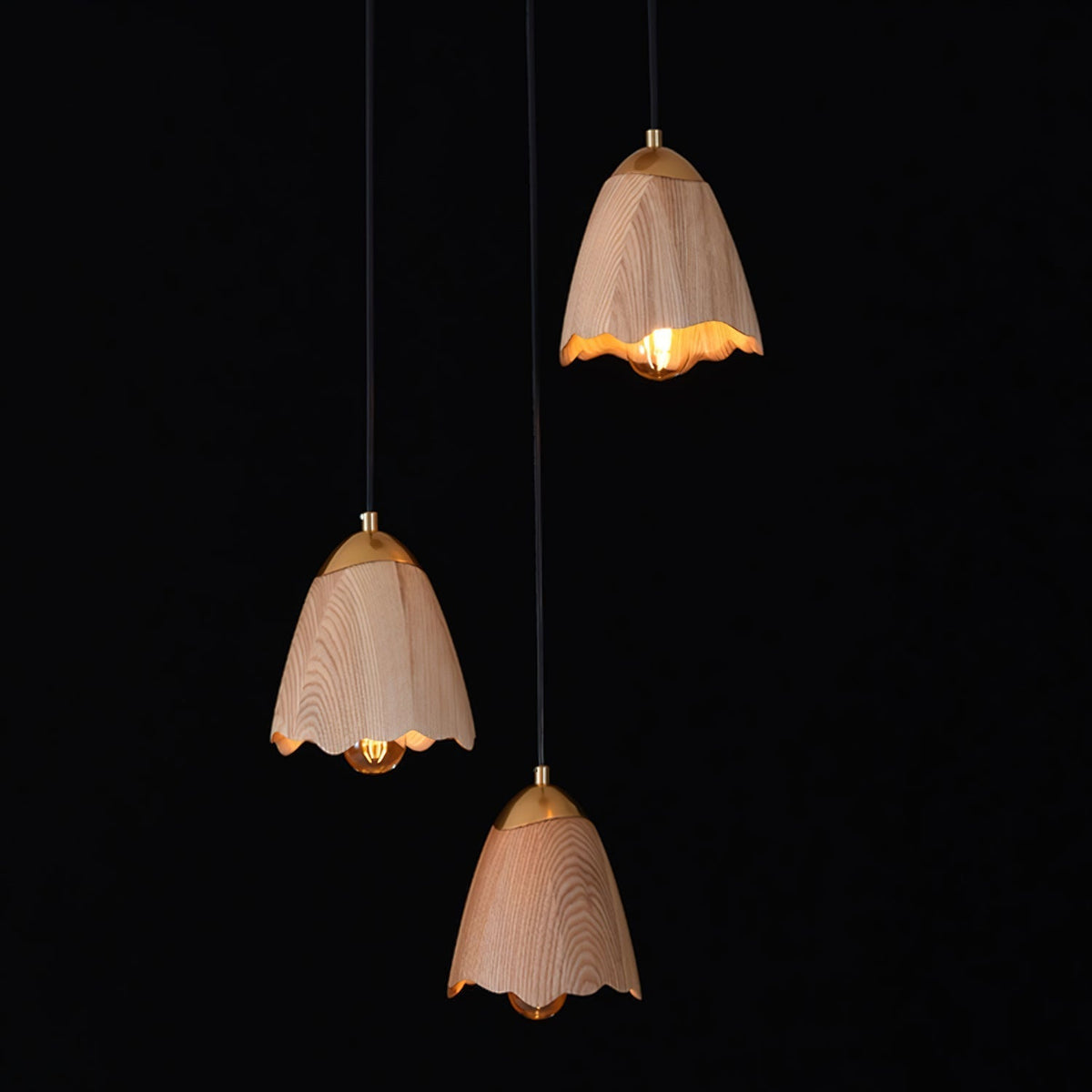 Maellyn Wood Pendant Light-Moonnatur